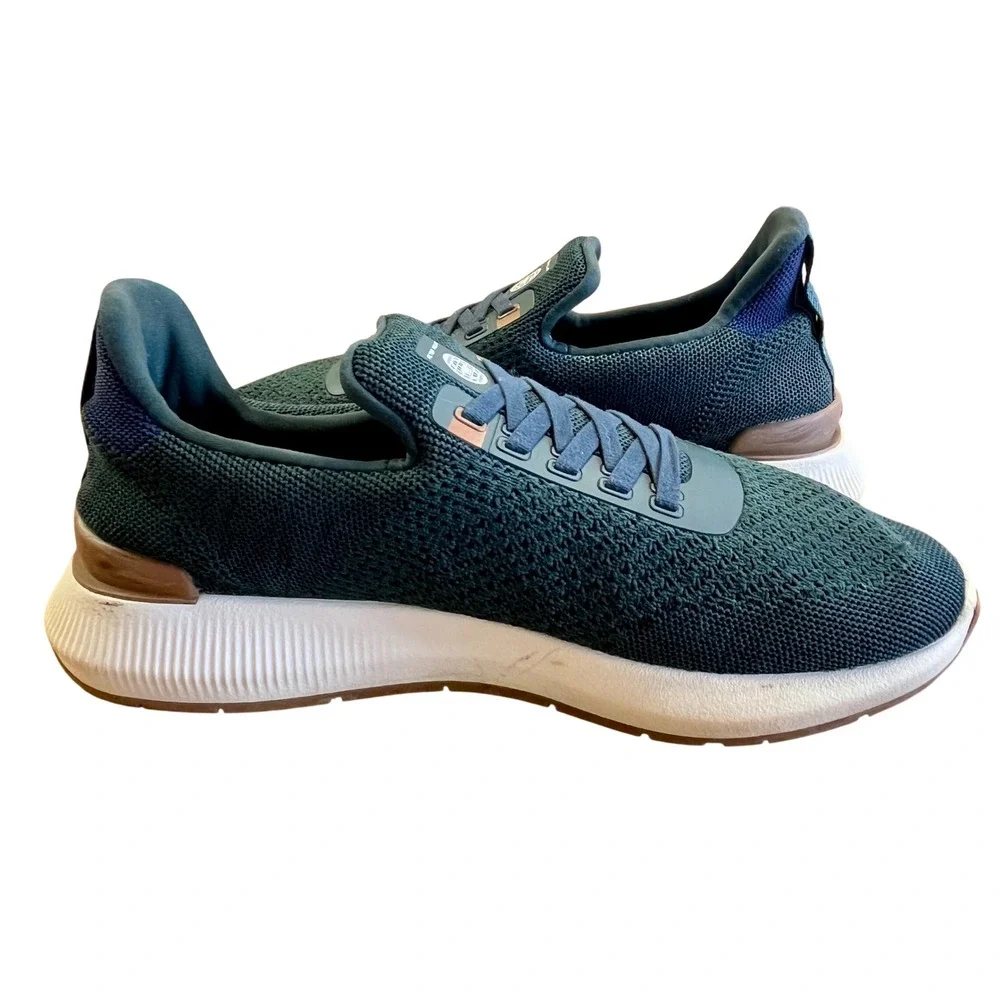 PETER MILLAR Green Apollo Knit Sneaker Mens 9.5 Slip On Performance Athleisure‎